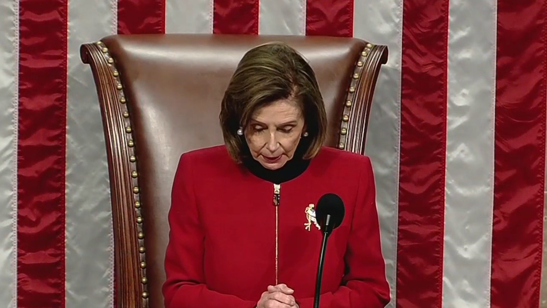 Pelosi leads House in moment of silence on anniversary of January 6