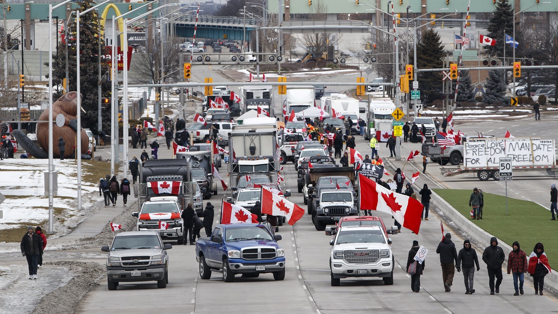 Canada's trucker protests: What is going on?