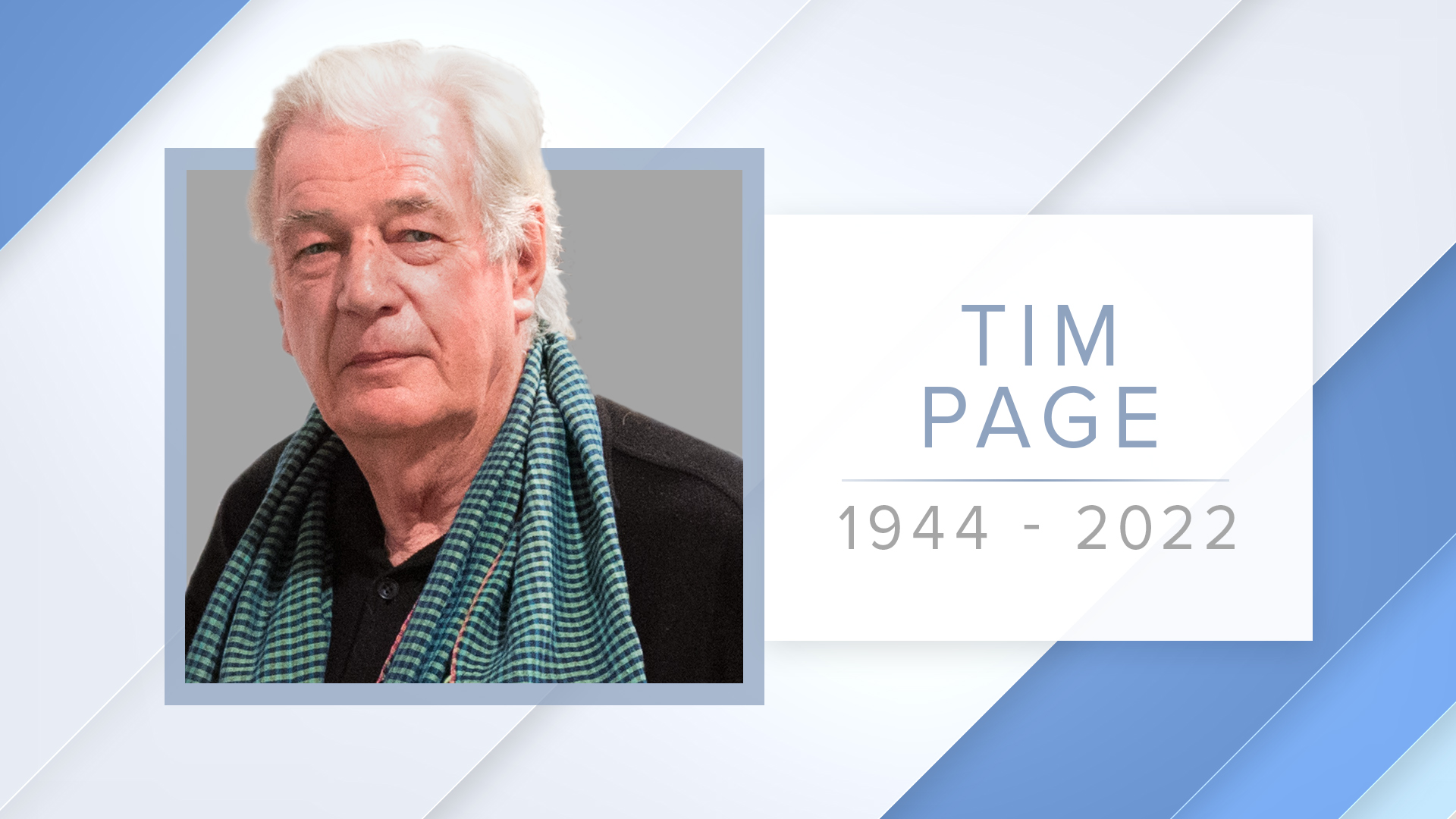 Tim Page, acclaimed Vietnam War photographer, dies at 78