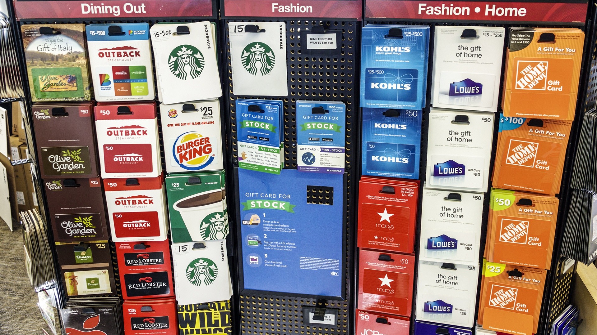 Here's what to do with your unused gift cards