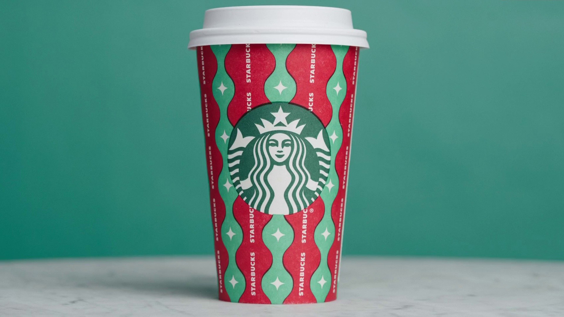 This is what Starbucks' 25th anniversary holiday cups look like