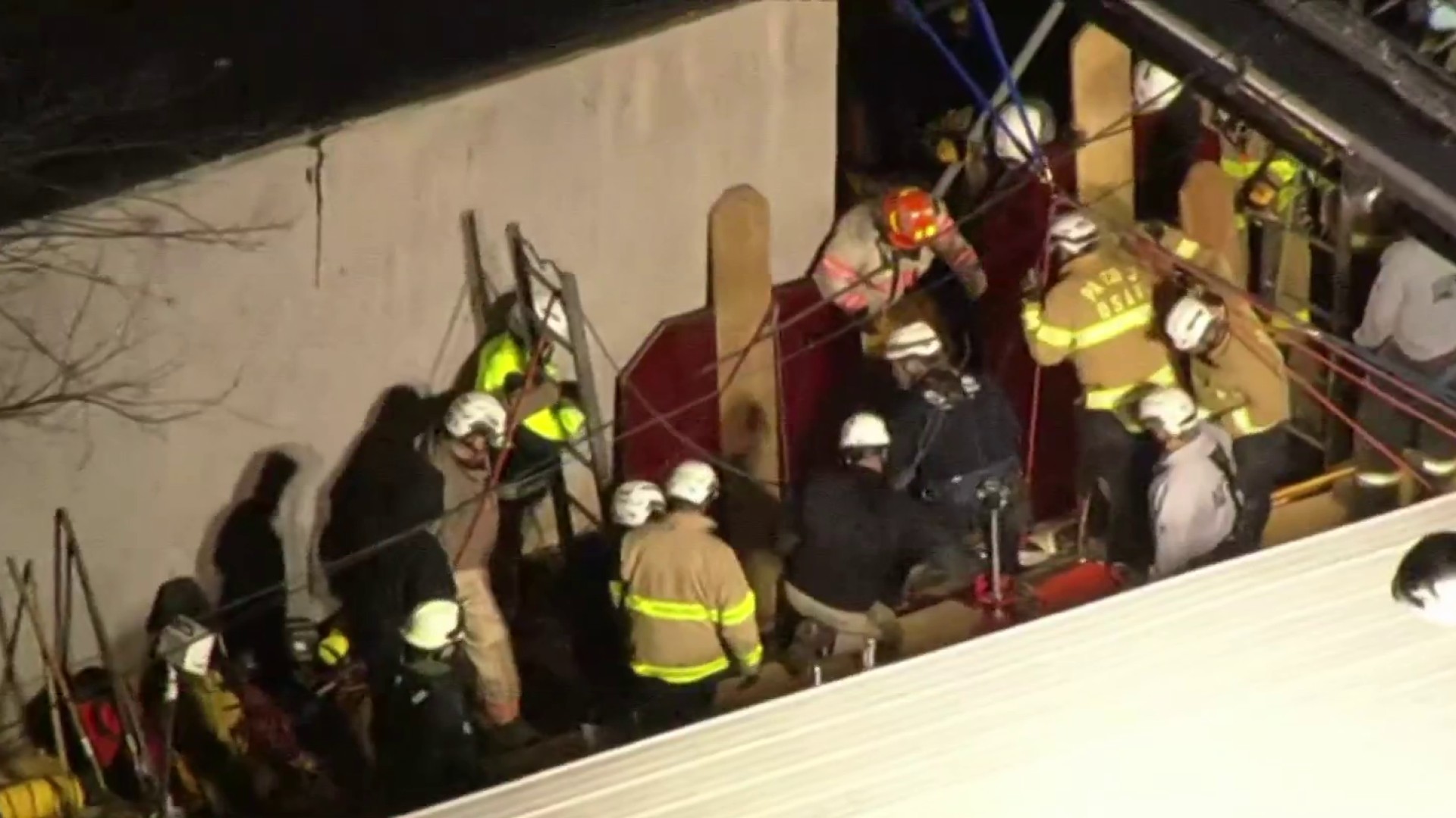 Man rescued after 8 hours trapped in trench in Pennsylvania