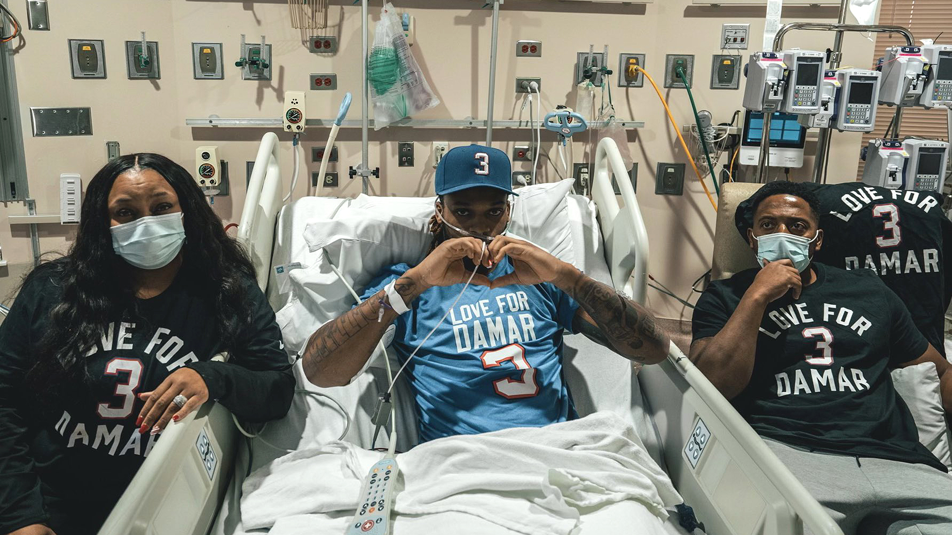 Damar Hamlin posts first photo since on-field accident