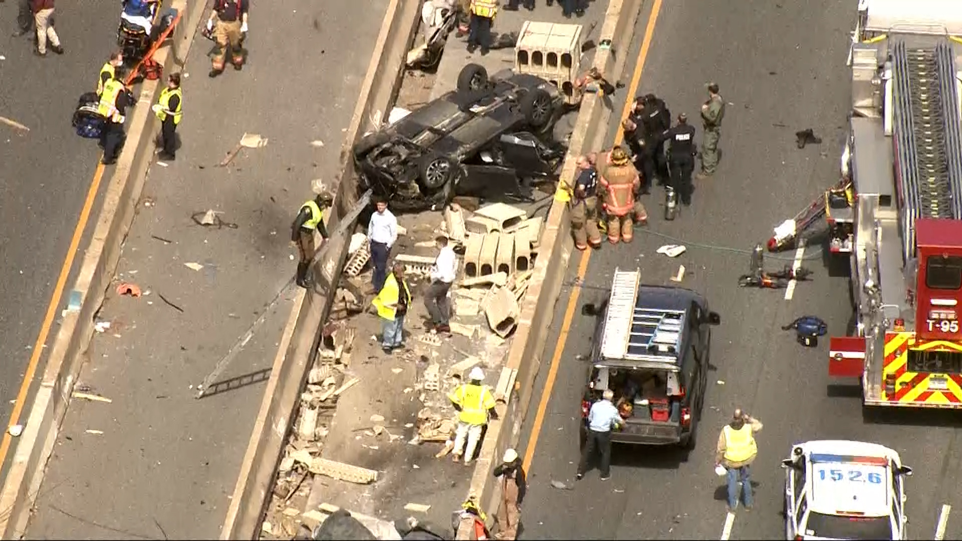 At Least 6 Killed After Car Crashes Into Highway Work Zone In Maryland 5855