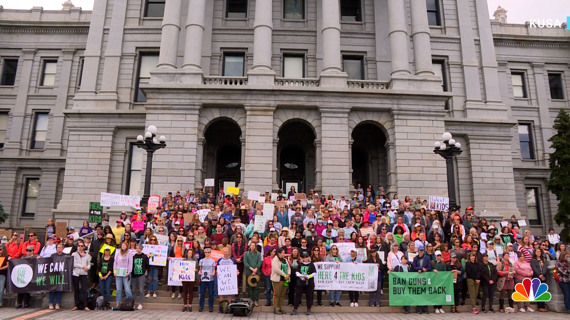 1,000 women protest gun violence  at Colorado Capitol