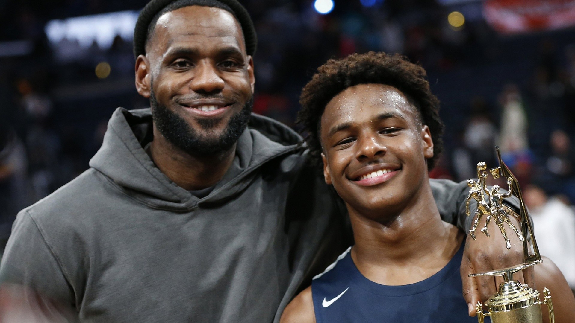 Bronny James is released from the hospital after suffering a cardiac arrest  : NPR