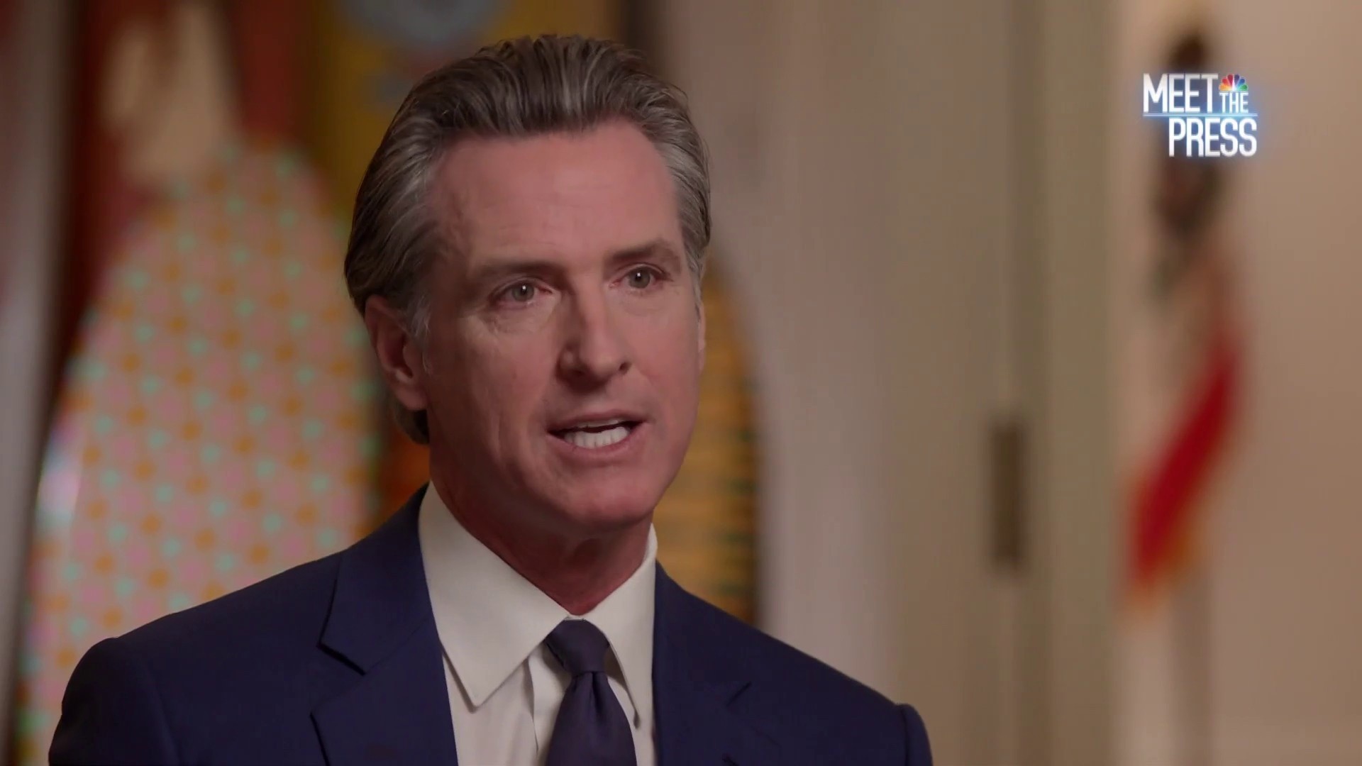 Newsom warns about the stakes of the 2024 election