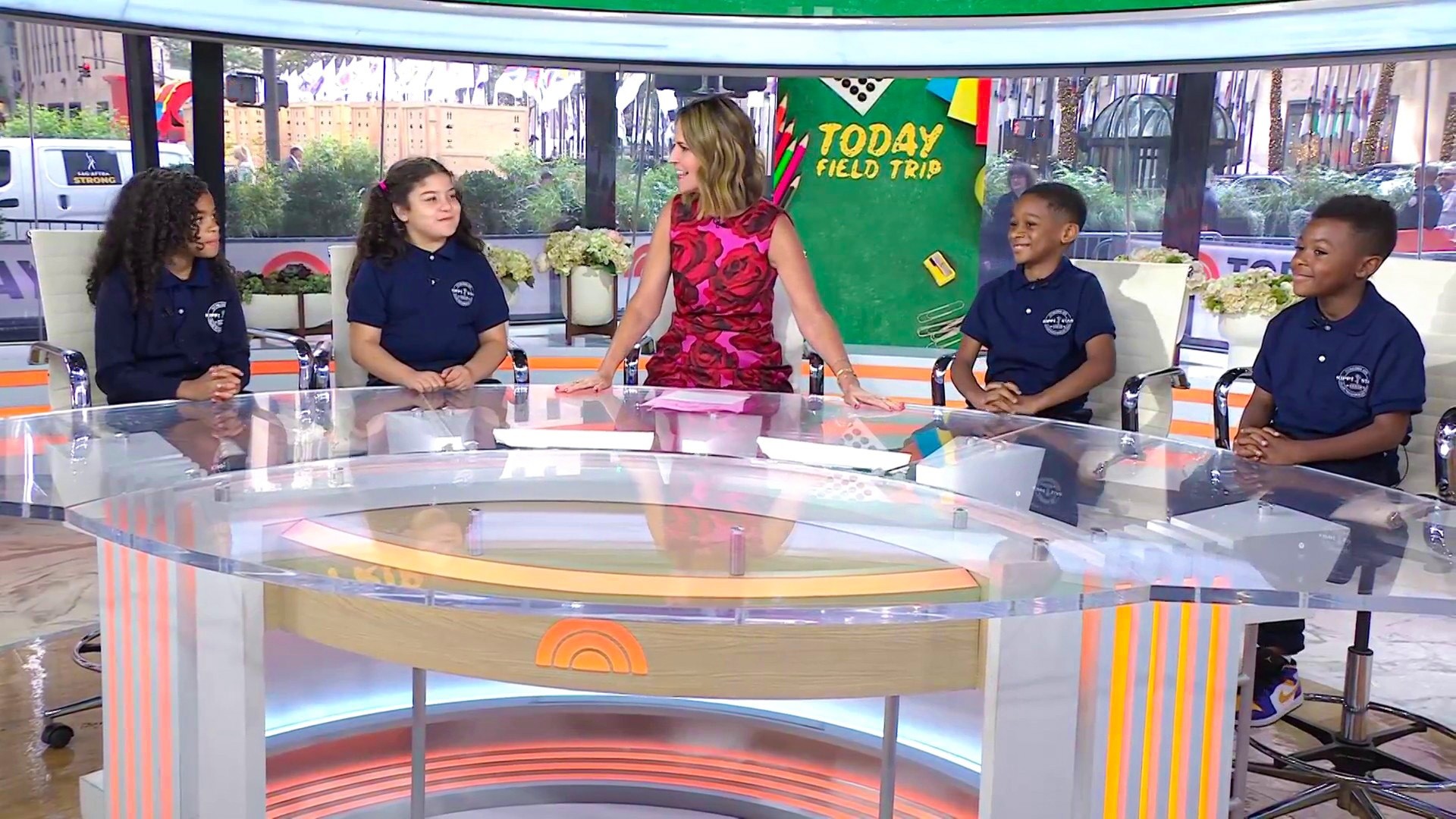 Meet the adorable third graders taking over TODAY's Studio 1A