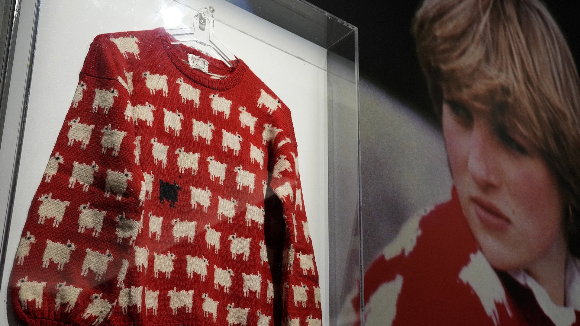 Princess Diana's black sheep sweater sells at auction for $1.1M