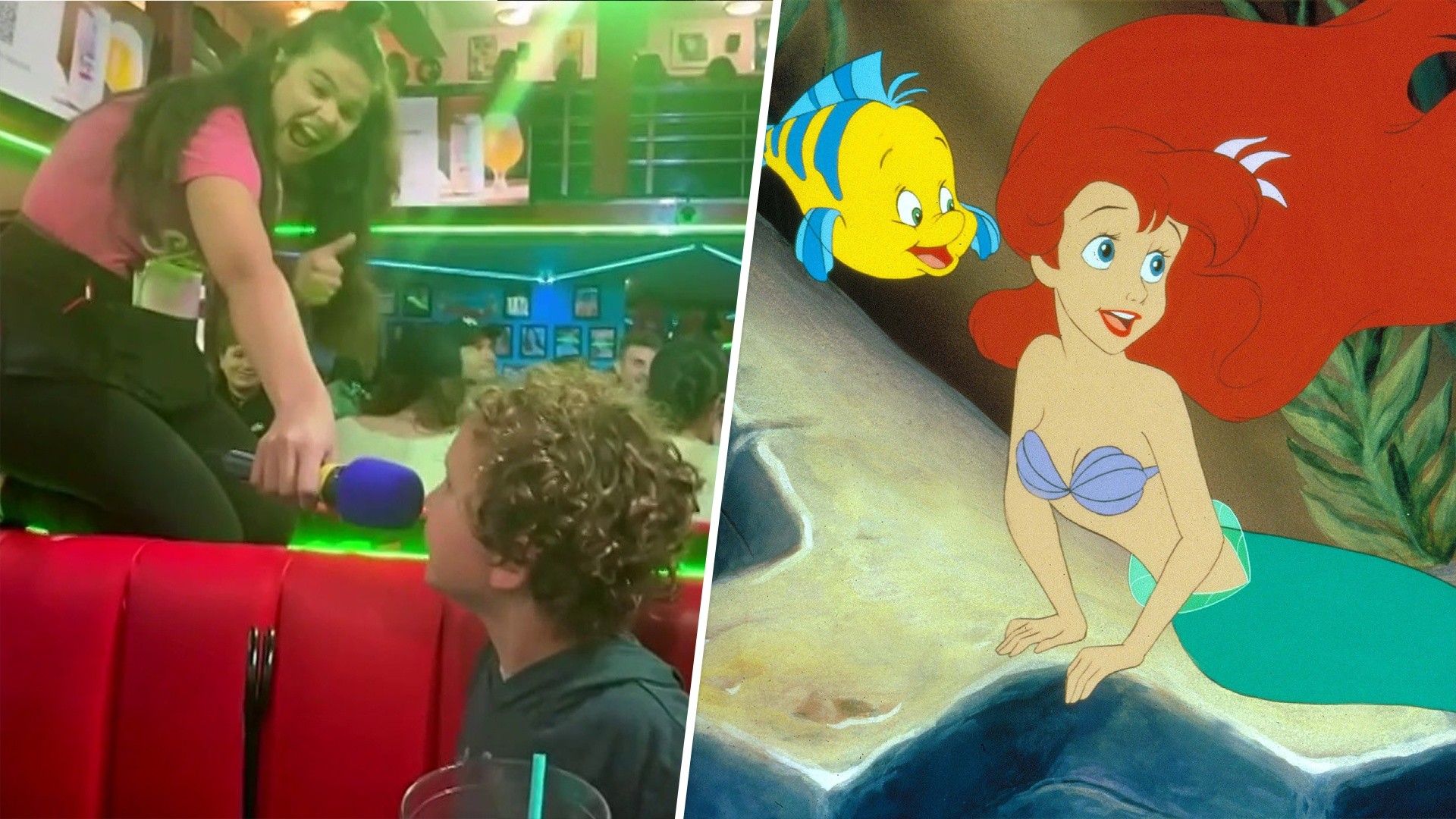 7-year-old helps sing 'Part of Your World'