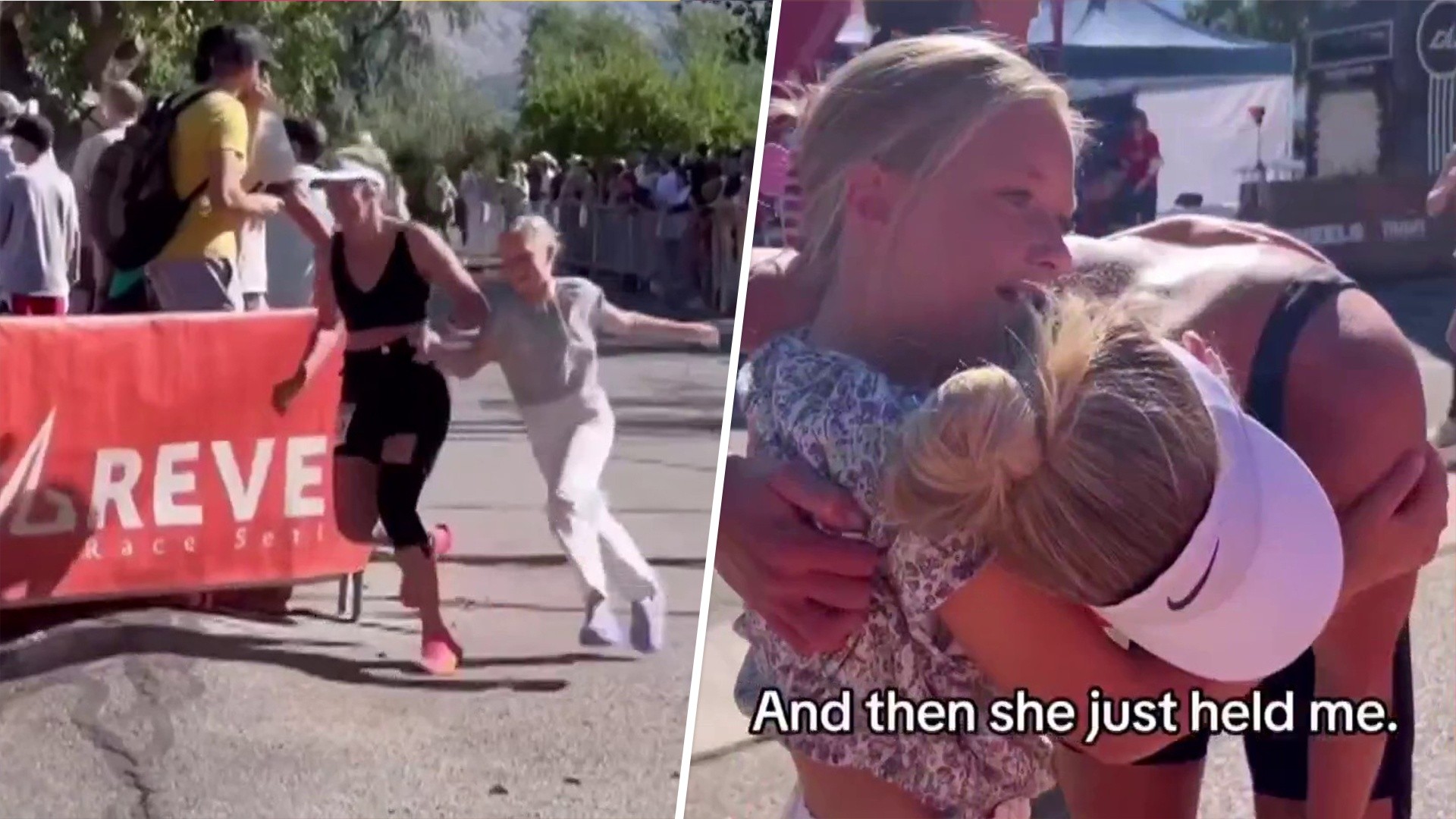 Daughter jumps into race to help struggling mom finish marathon