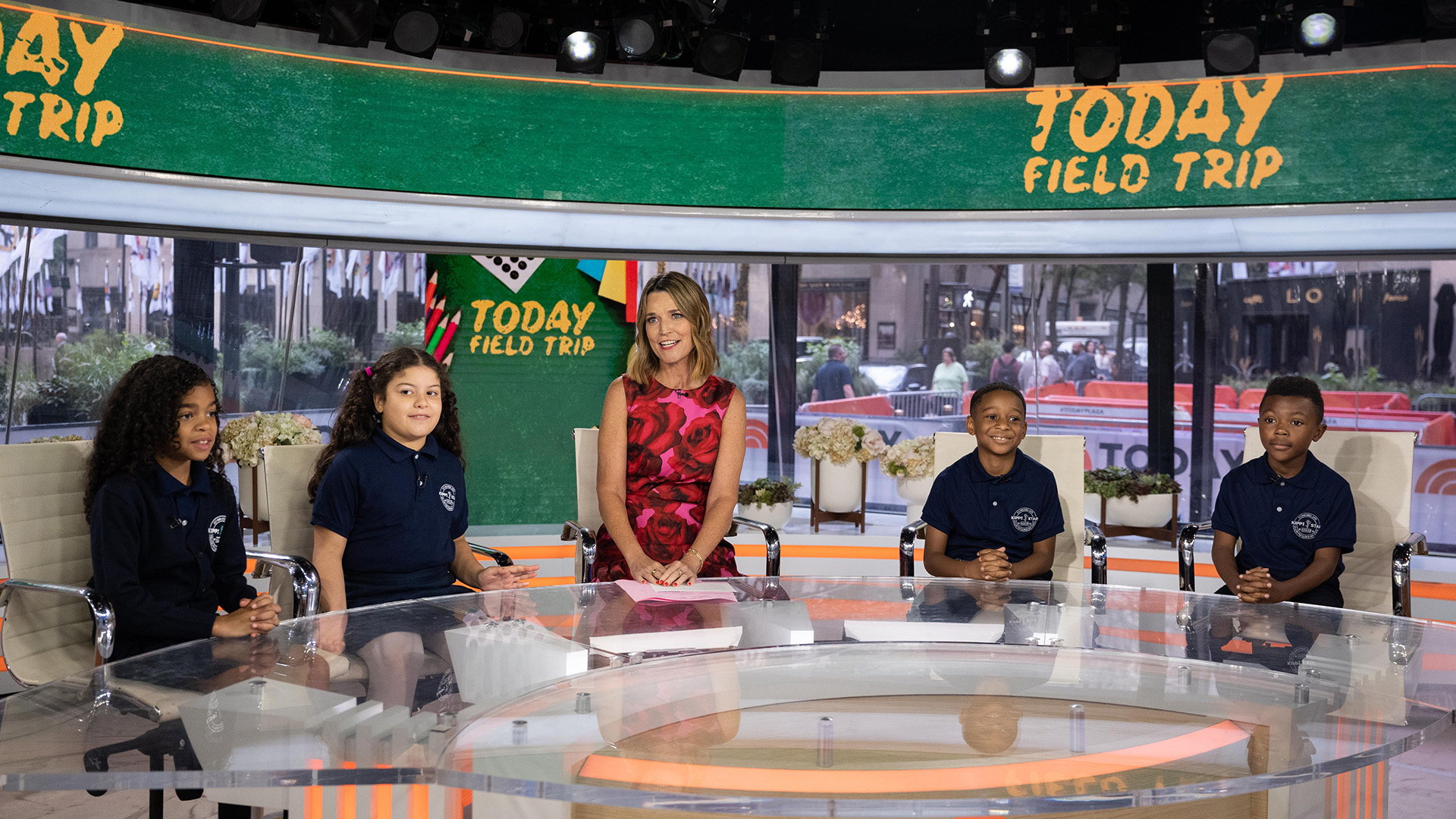 Meet the adorable third graders taking over TODAY's Studio 1A