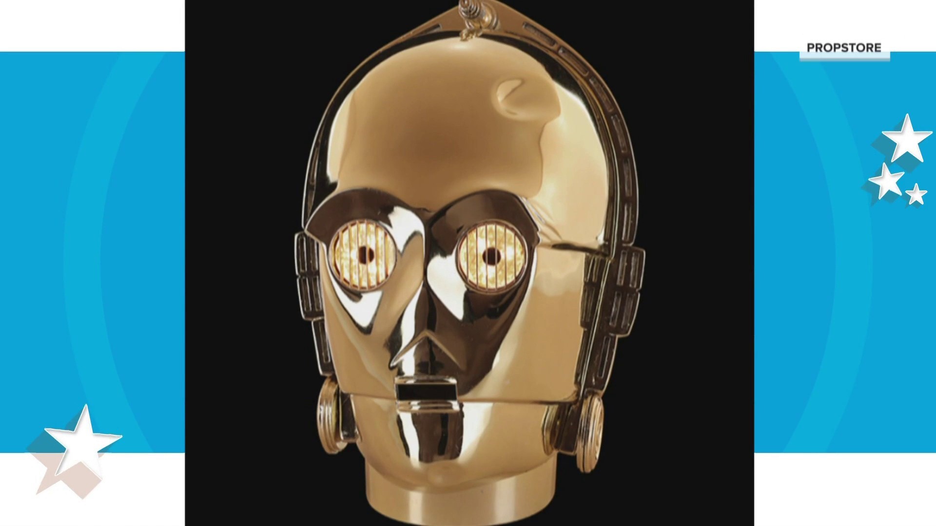 C-3PO head, Indiana Jones' whip go up in Hollywood auction