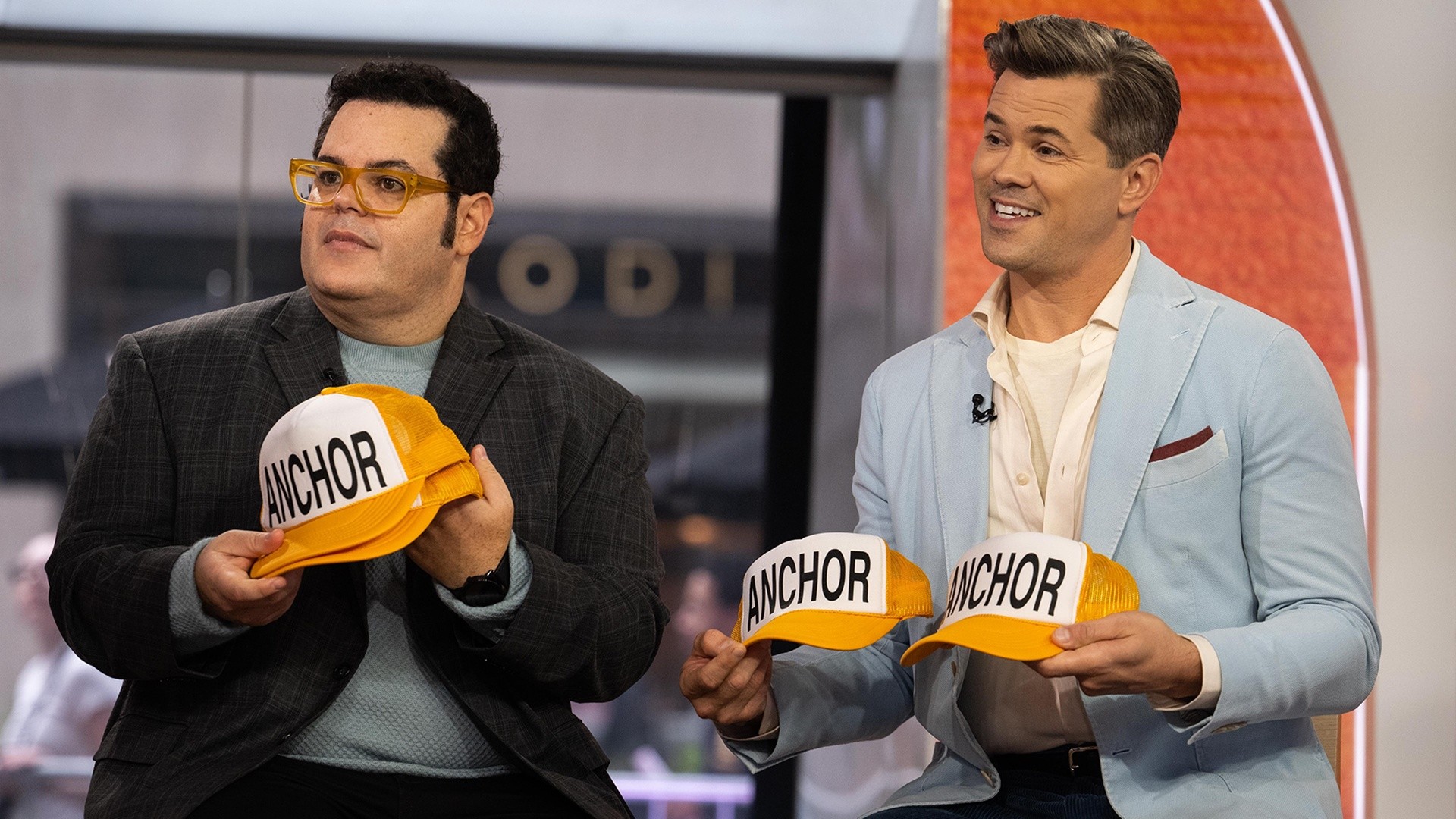 Josh Gad, Andrew Rannells talk wearing all the hats in 'Gutenberg!'