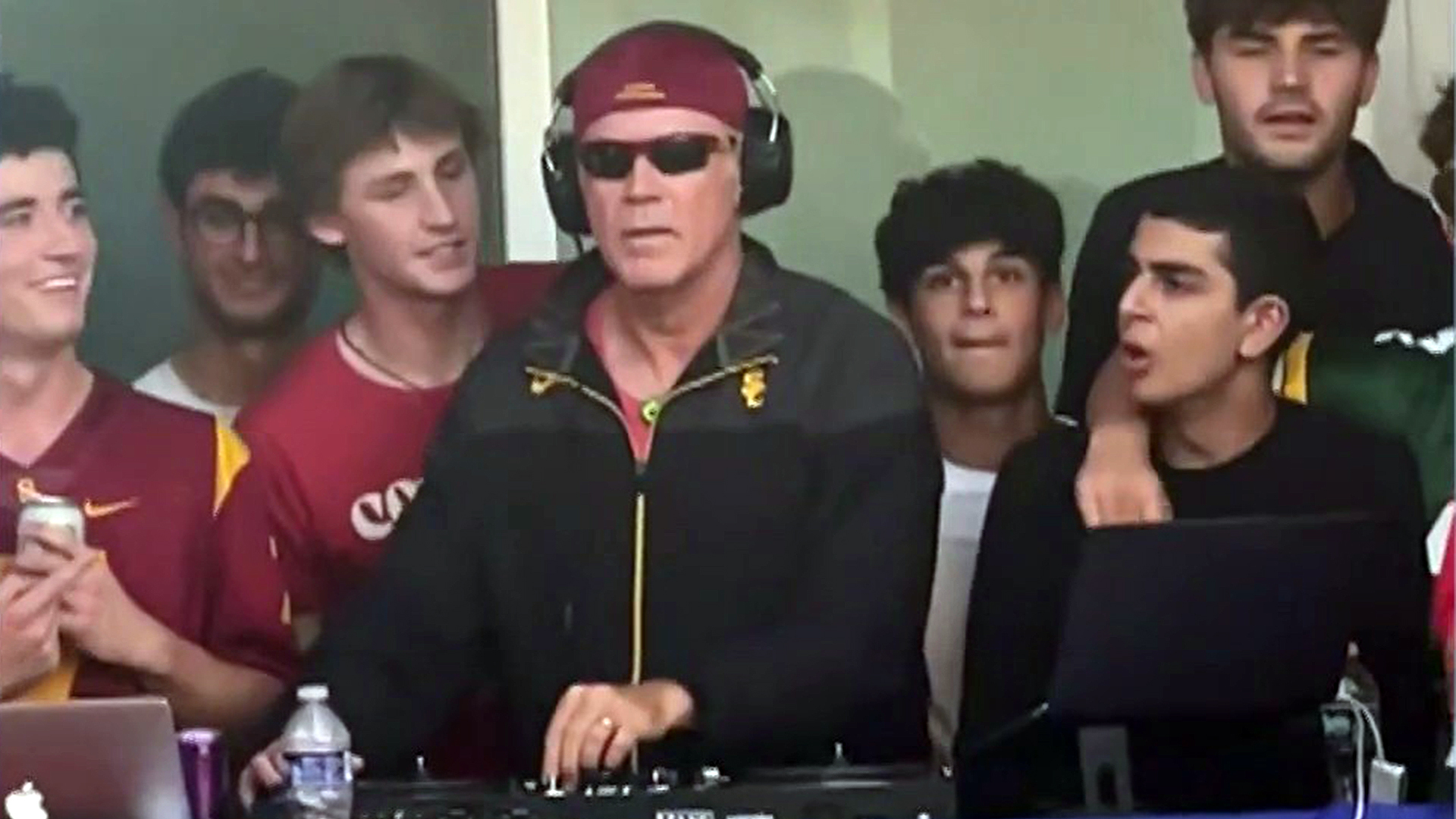 Will Ferrell crashes son's frat party as guest DJ
