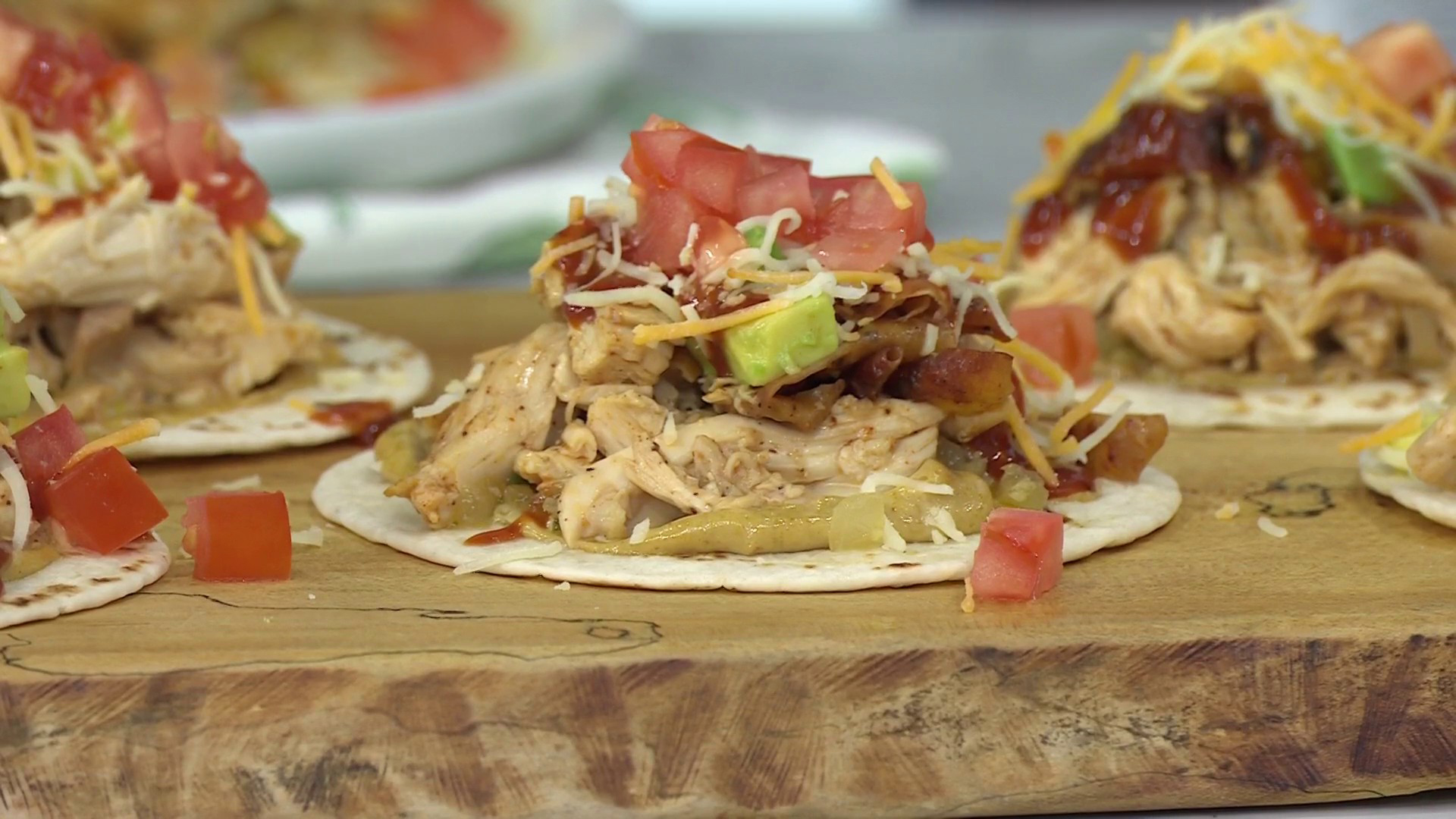 Pecan-smoked beer can chicken tacos: Get the recipe!