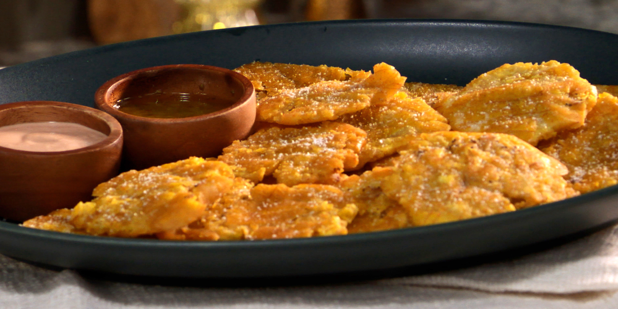 Twice-Fried Smashed Plantains - How to Make Tostones - Meal Studio