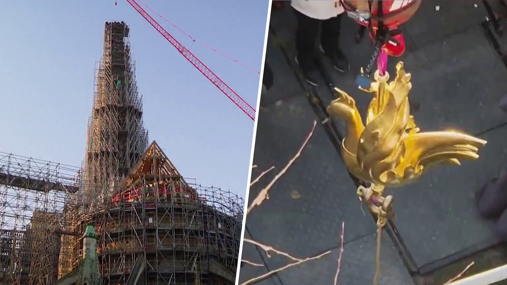 Notre Dame Cathedral in Paris gets new weathervane