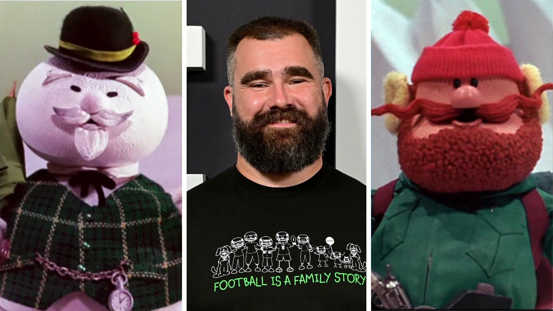 Jason Kelce weighs in on Sam the Snowman doppelgänger claims