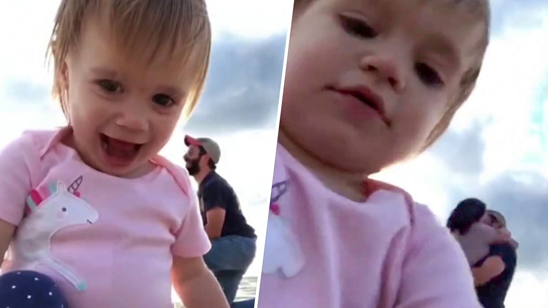 Watch: Toddler steals the spotlight during her parent’s engagement