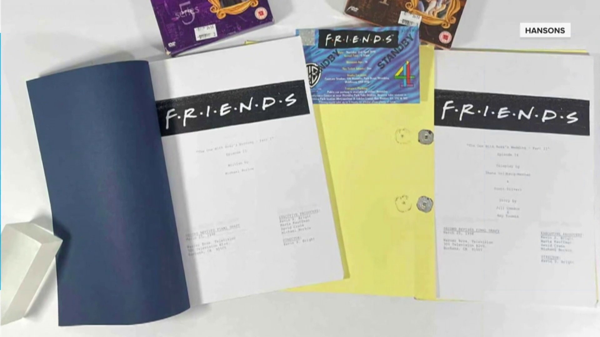 'Friends' scripts found in trash sells at auction for nearly $30k