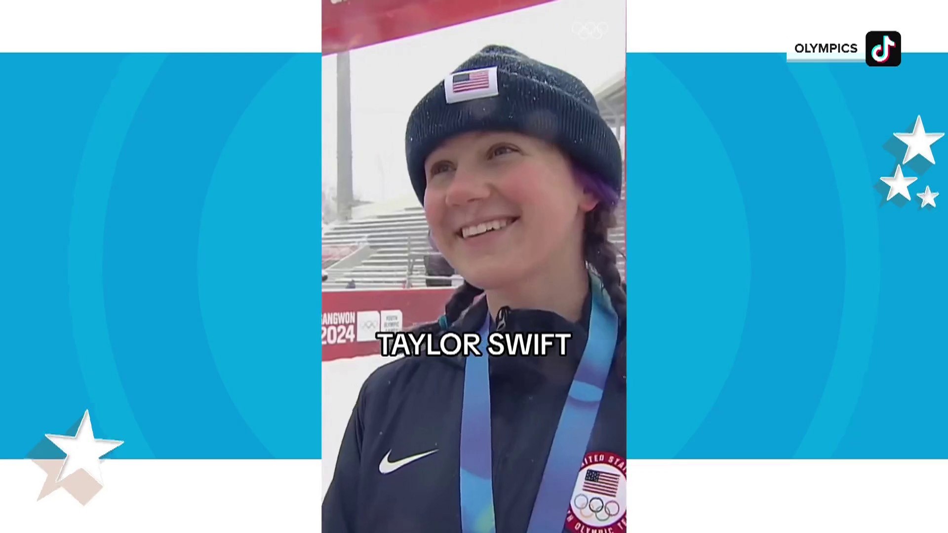 Olympian Josie Johnson credits Taylor Swift for winning ski jump
