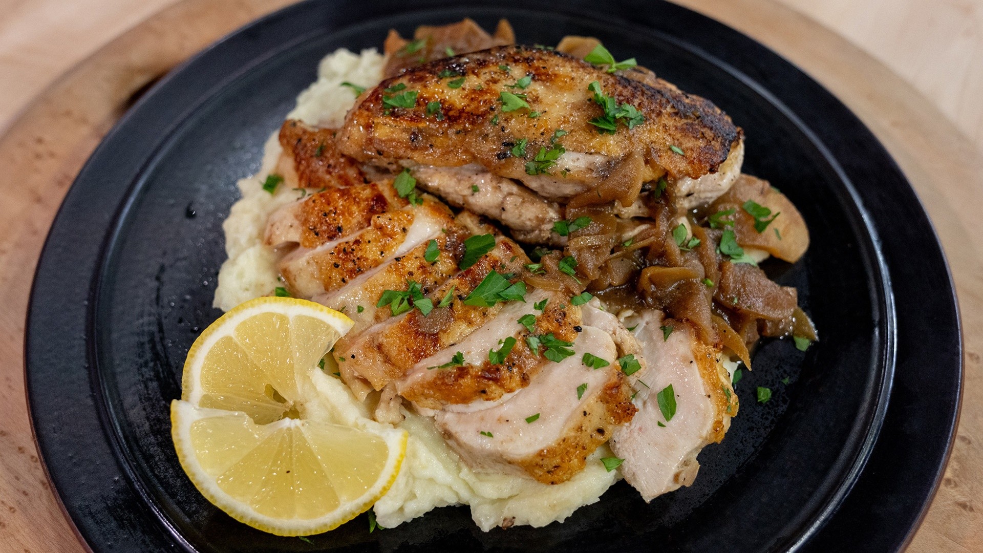Cozy winter recipe: Roasted apple butter chicken