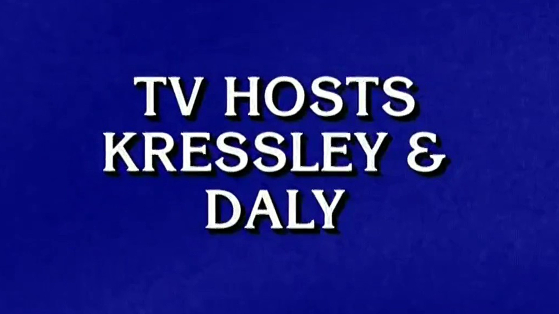 TODAY's Carson Daly is subject of double 'Jeopardy!' clue