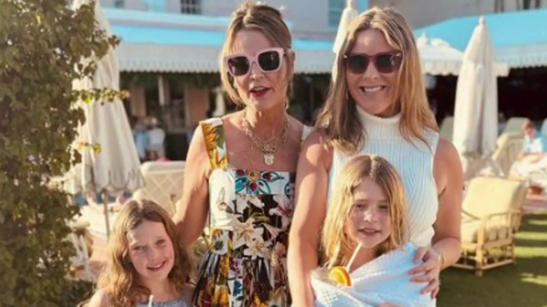 Jenna Bush Hager, Savannah Guthrie take daughters on girls trip