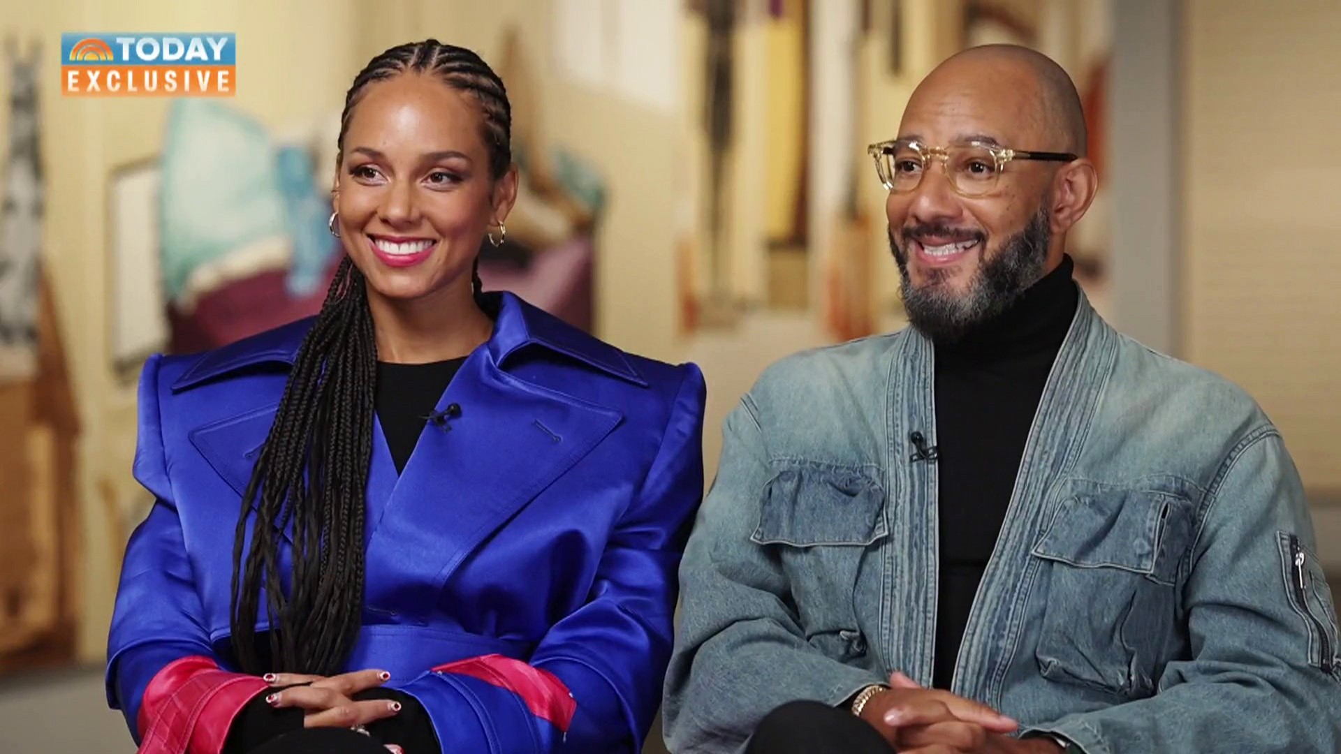 Alicia Keys, Swizz Beatz on inspiring others with 'Giants' art exhibit