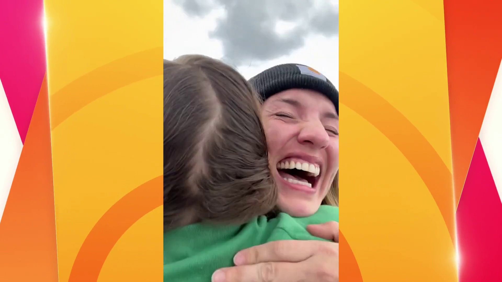 Friends surprise each other with their pregnancy announcements
