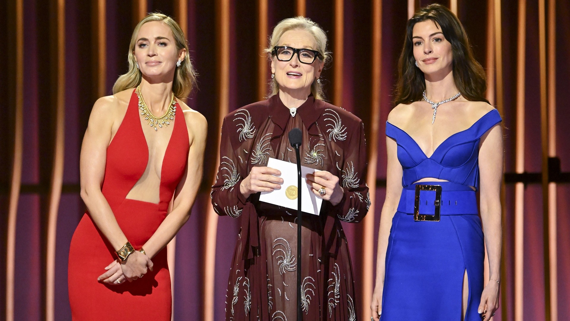 See the 'Devil Wears Prada' stars reunite at 2024 SAG awards