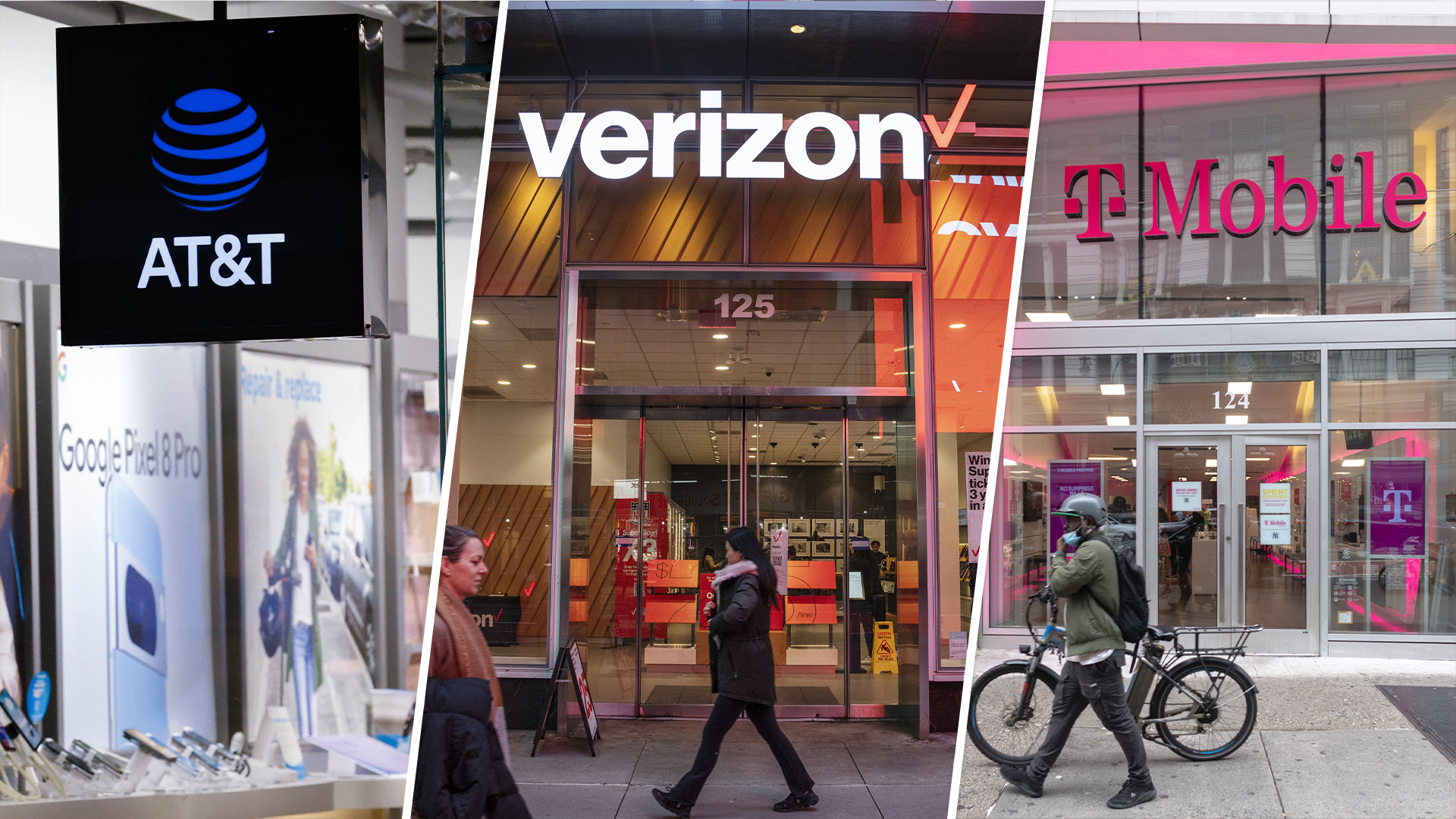 AT&T, Verizon and T-Mobile hit by massive nationwide cell outages