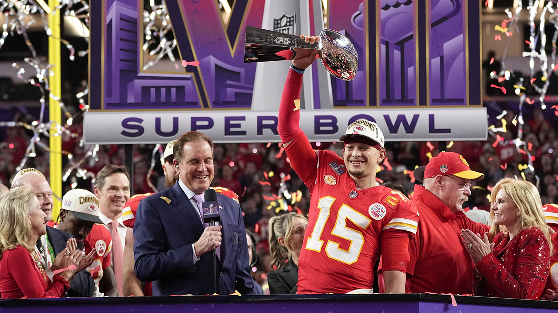 Chiefs celebrate win in Vegas, Kansas City preps for victory parade