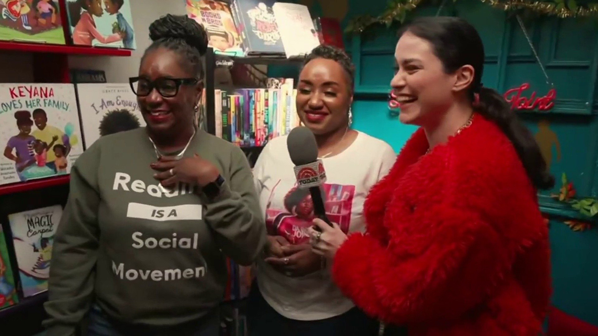 TODAY surprises mother-daughter behind community bookshop