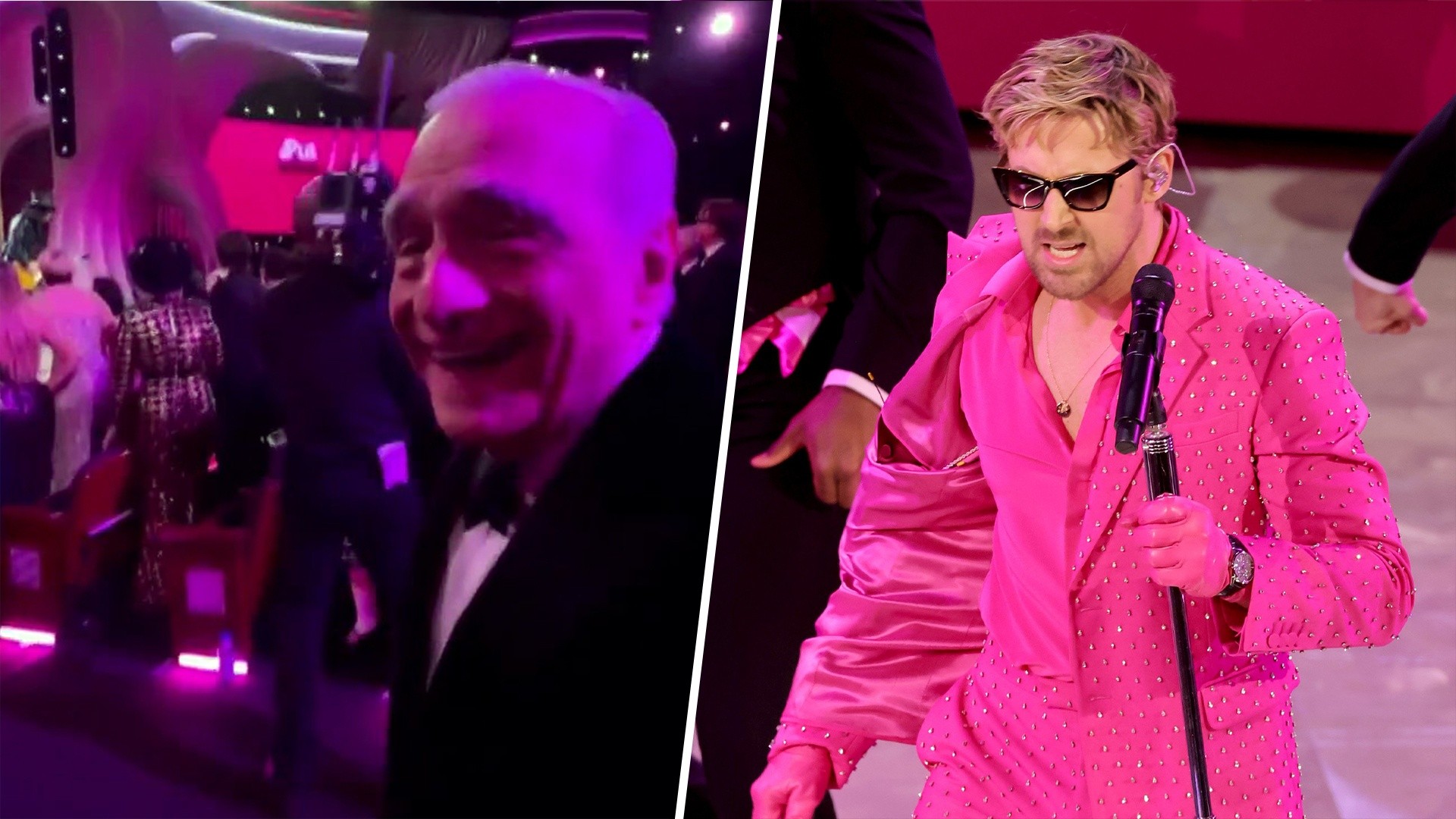See Martin Scorsese's reaction to 'I'm Just Ken' live at the Oscars