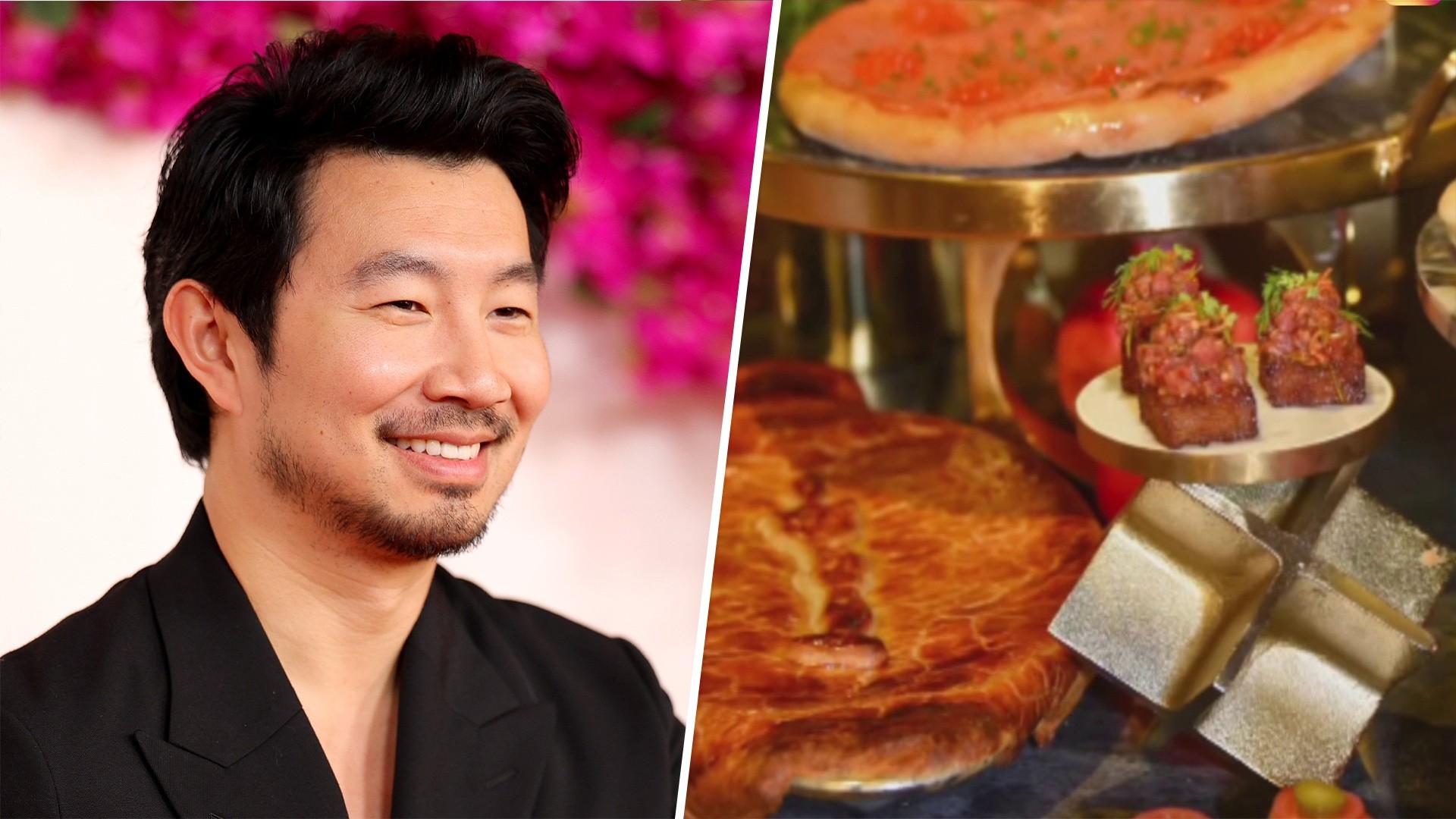 Simu Liu ranks all the food from Oscar afterparties
