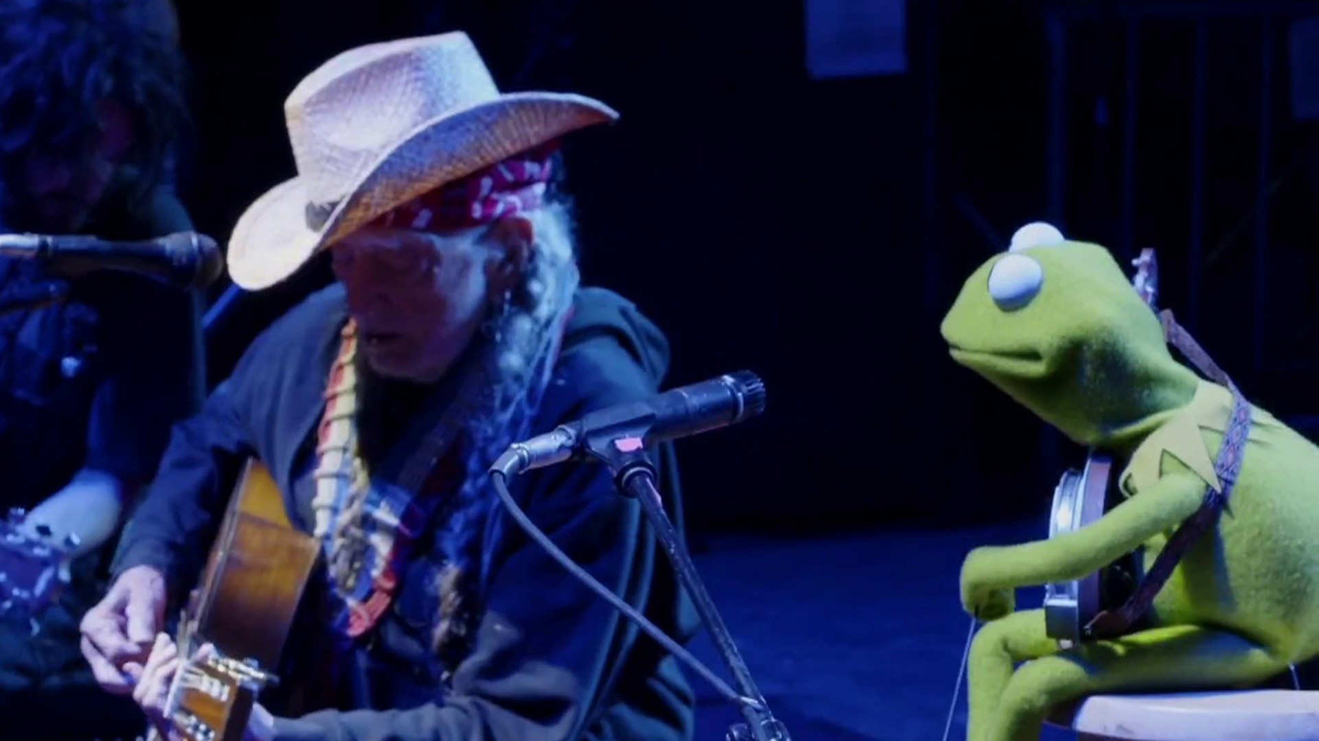 See Kermit sing 'Rainbow Connection' with Willie Nelson