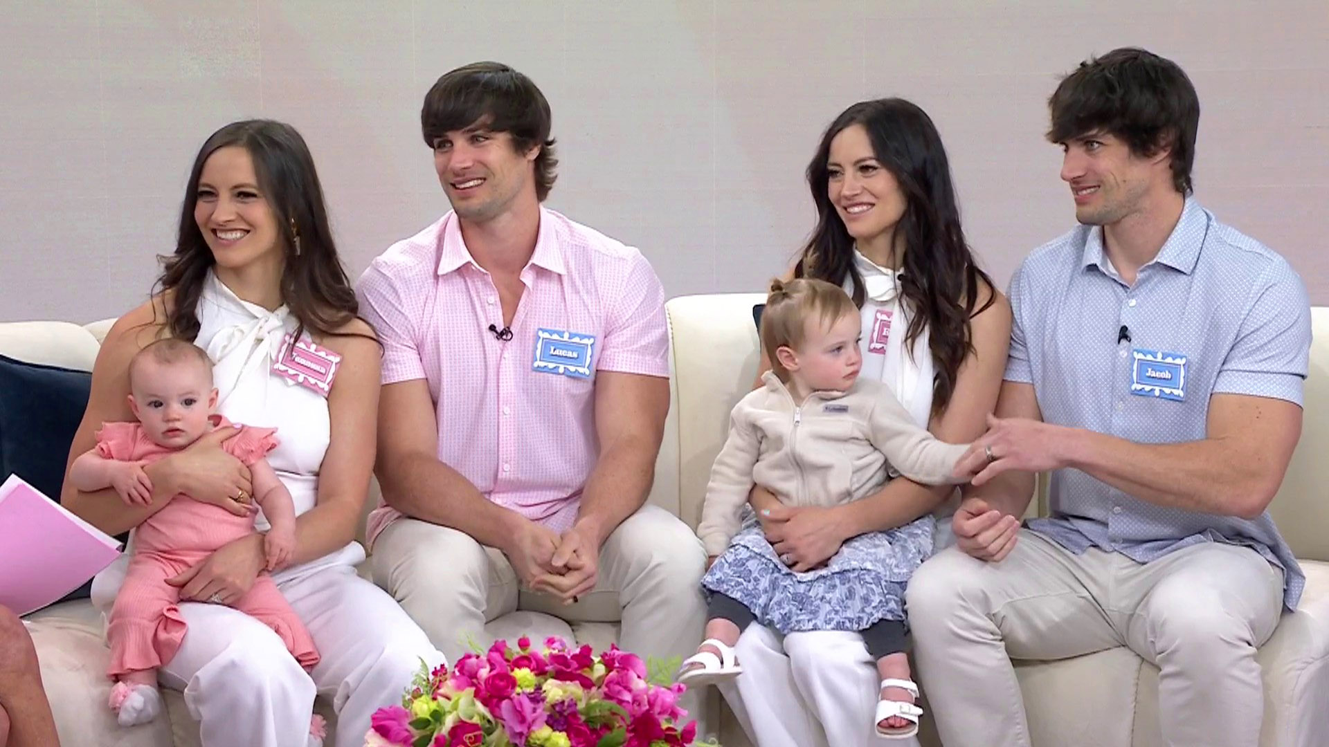 Seeing double: 2 sets of identical twins share love story on TODAY