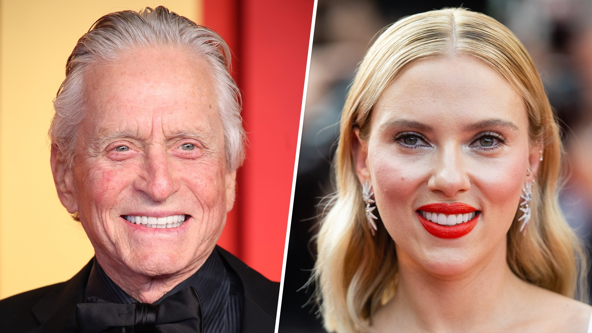 Michael Douglas discovers he's related to Scarlett Johansson