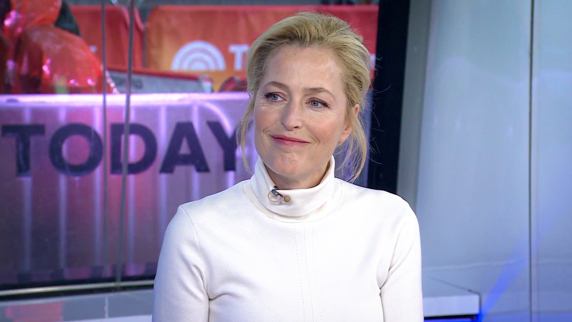 Gillian Anderson talks Prince Andrew movie, 'X Files' reboot buzz