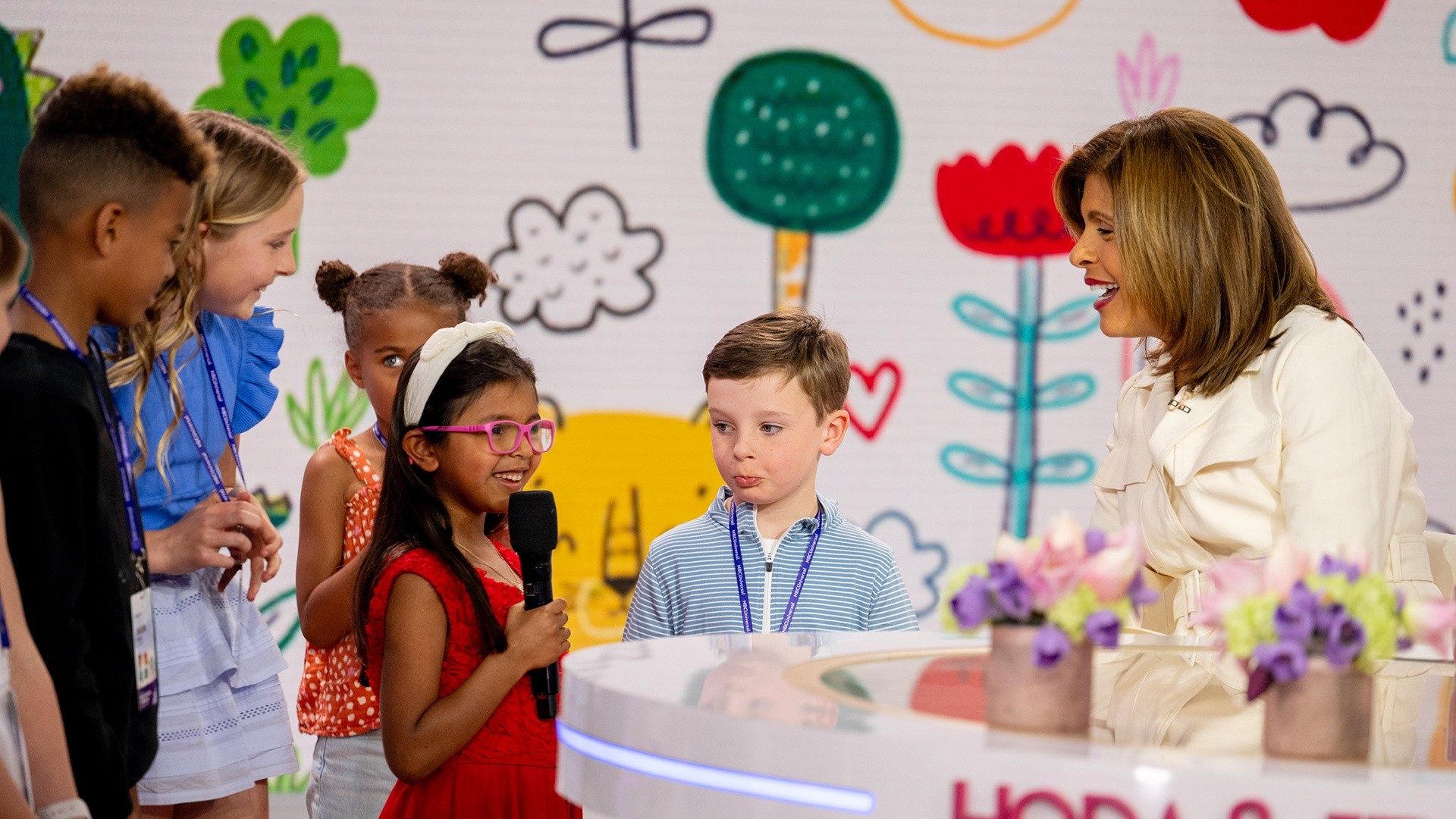 Haley joins mom Hoda on TODAY for Bring Your Kids to Work Day