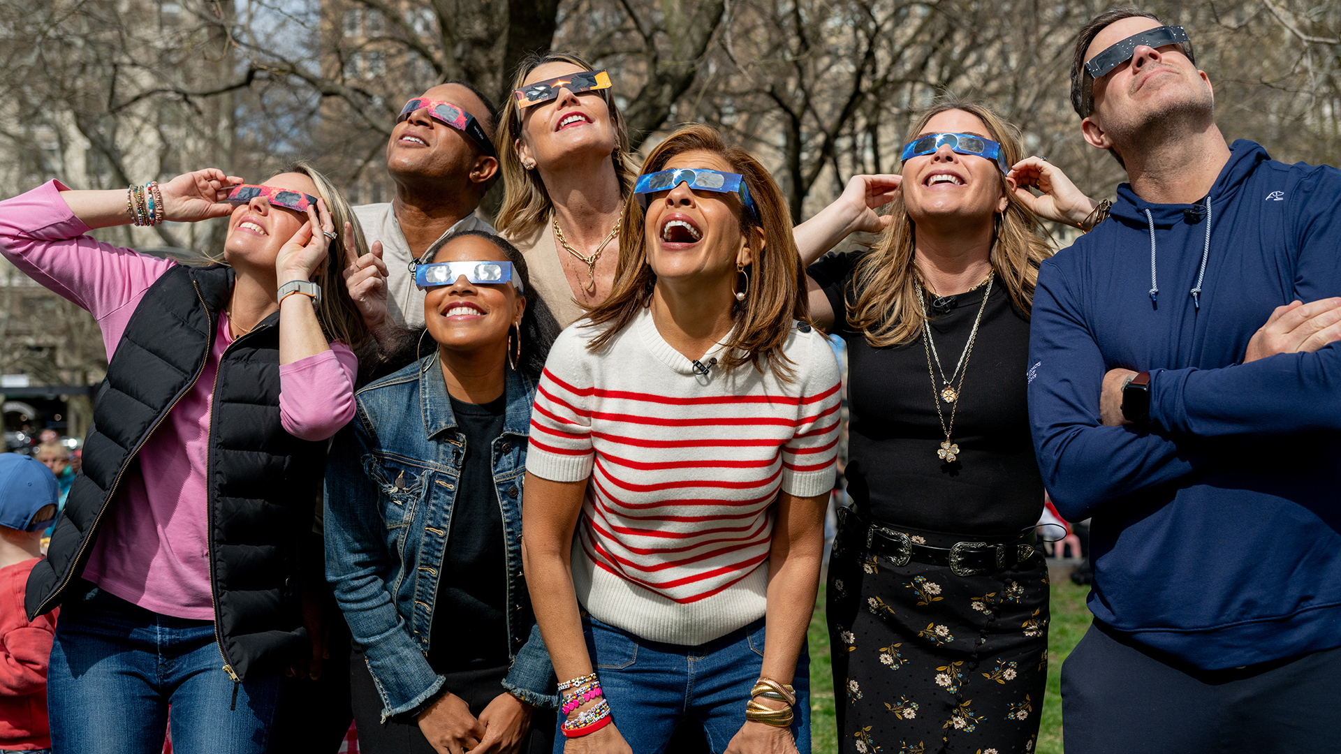 TODAY anchors witness solar eclipse at New York City watch party
