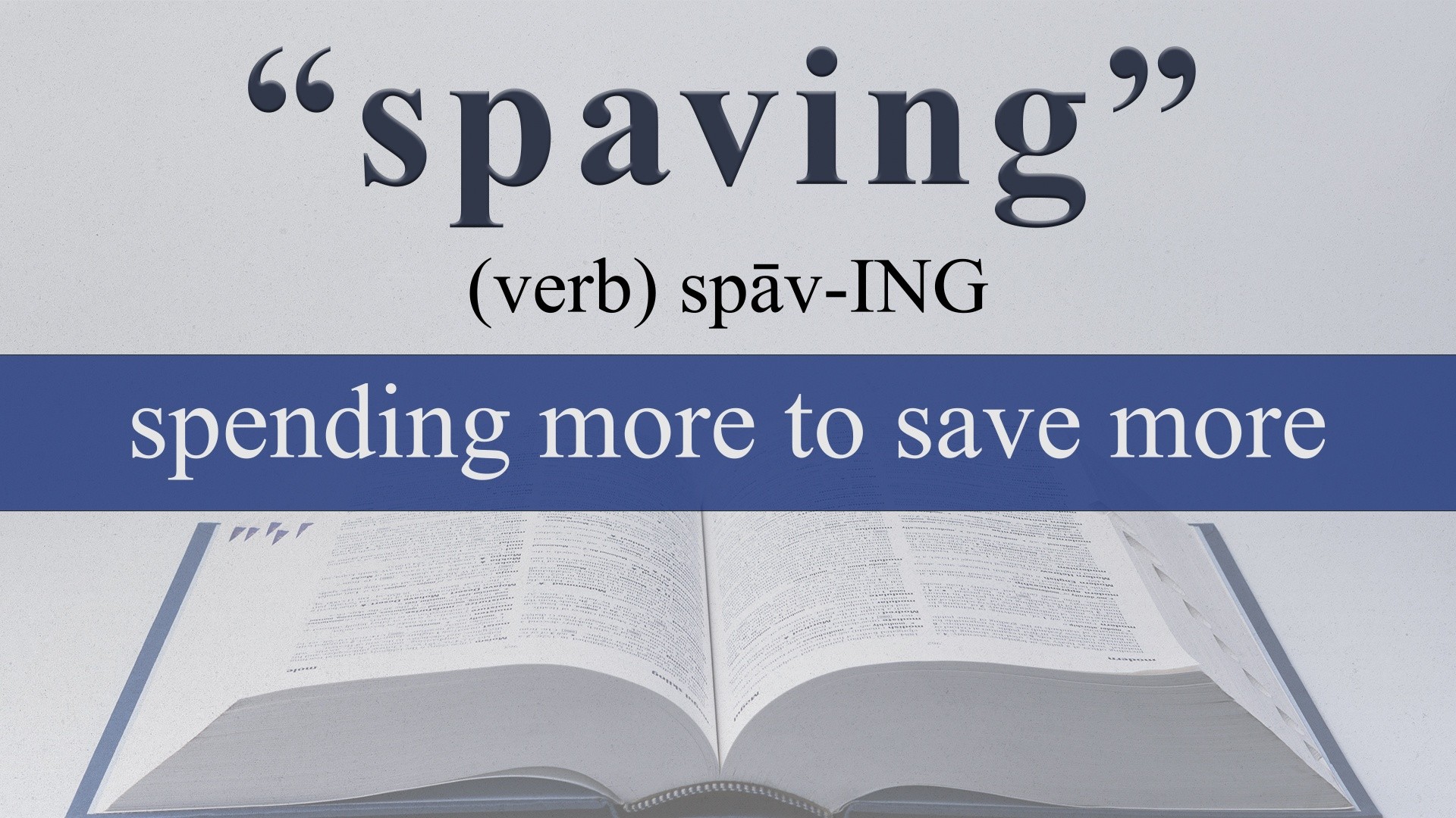 What is 'spaving' and how can you avoid this financial trap?