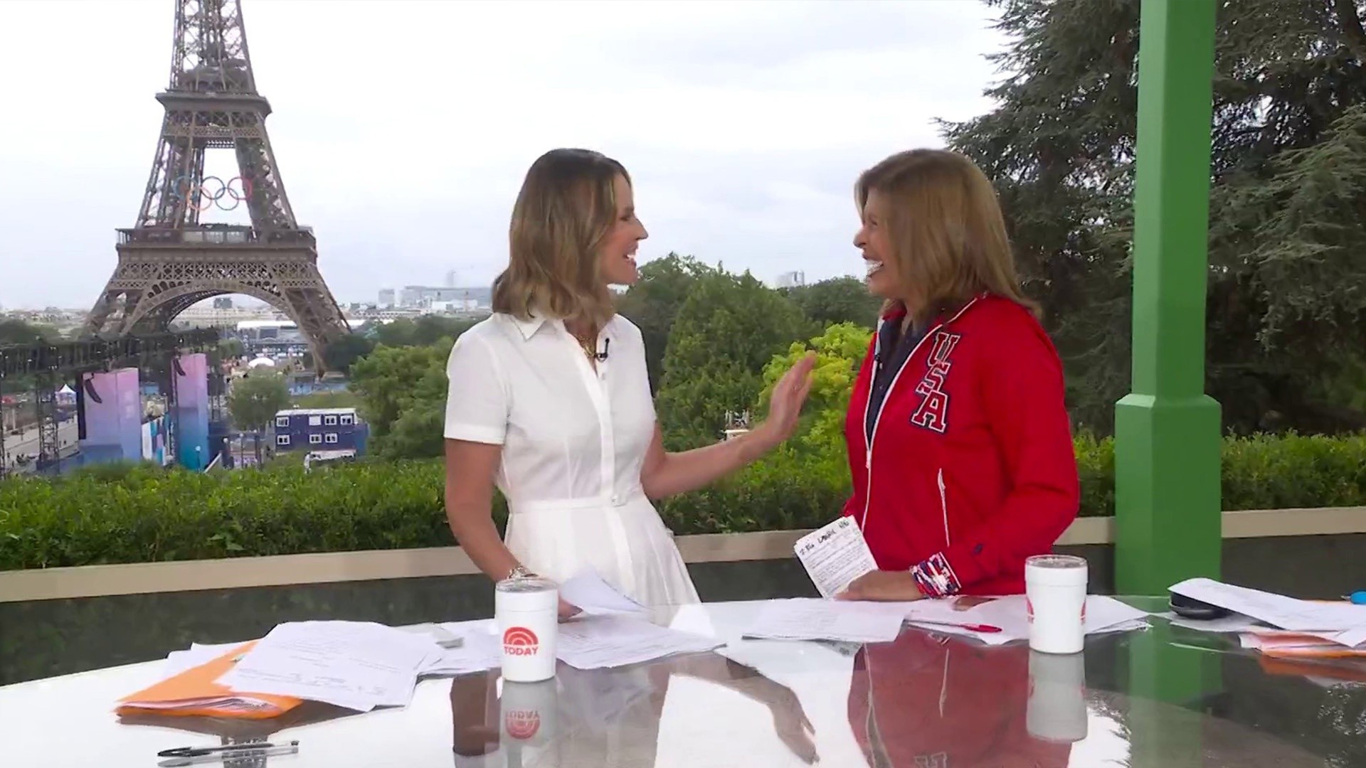 Get a tour of TODAY's Parisian set for Olympics coverage