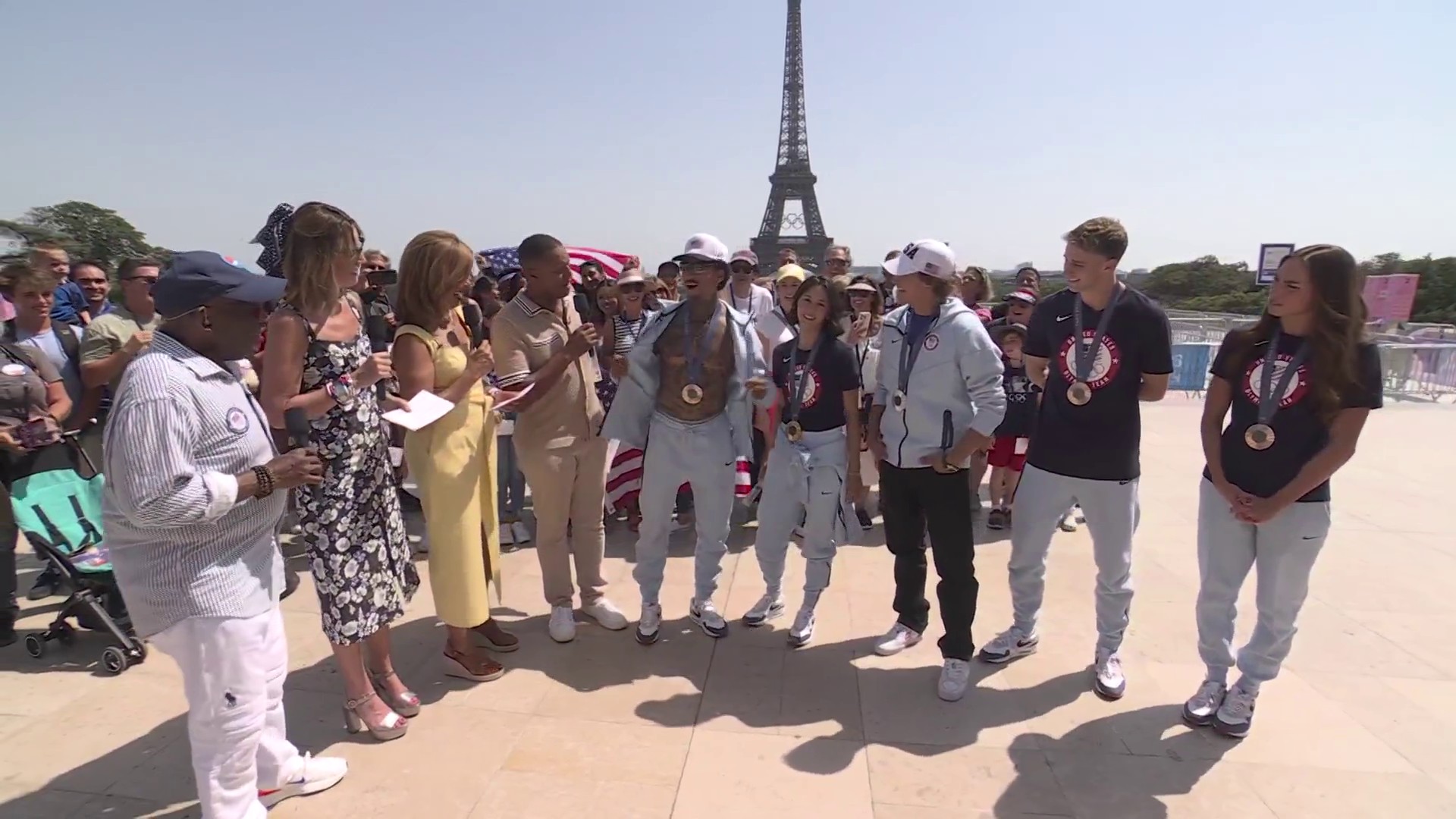 Team USA skateboarders, fencers, swimmer talk medals in Paris