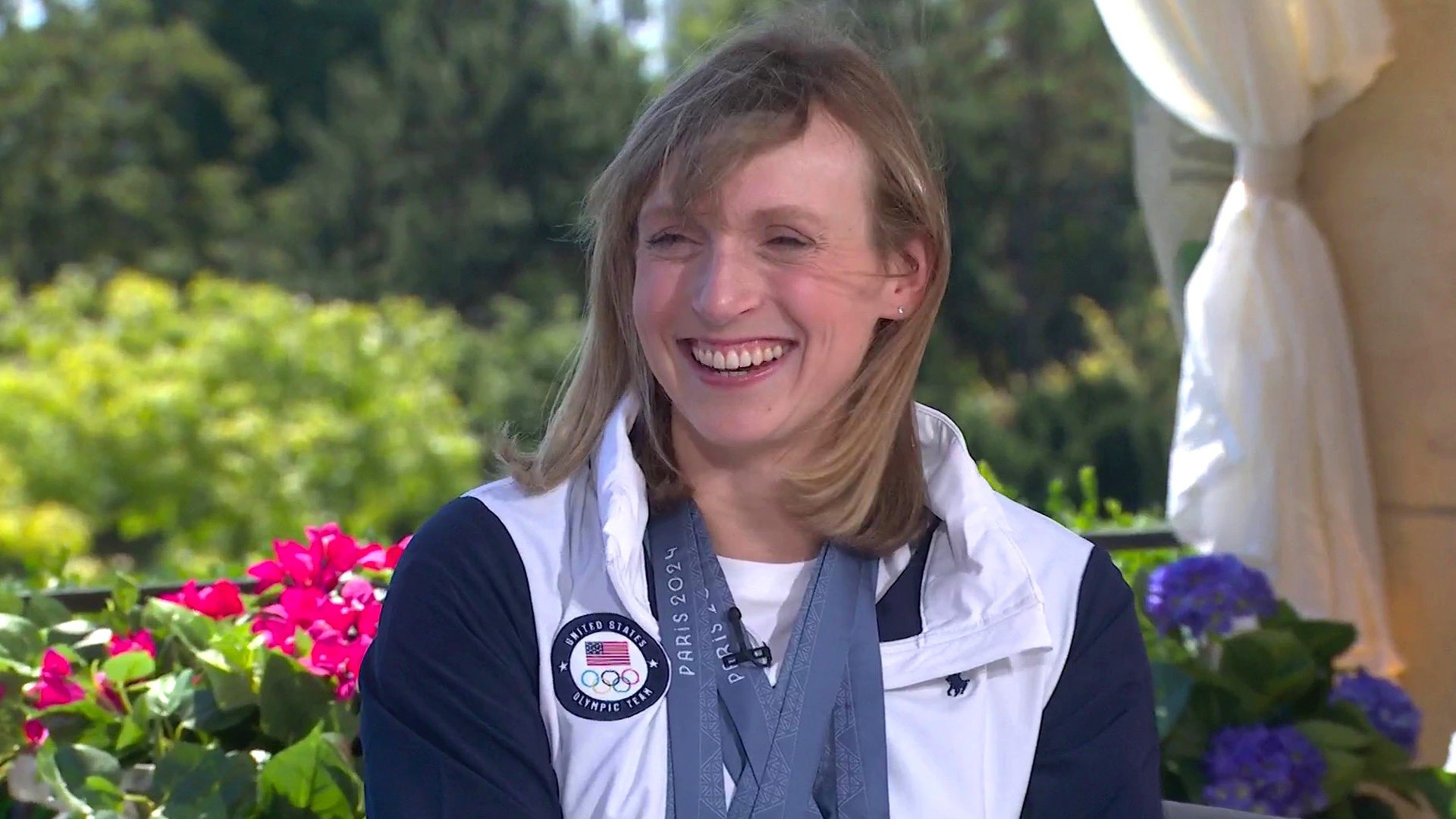 Katie Ledecky talks record Paris run, family, plans for LA Olympics