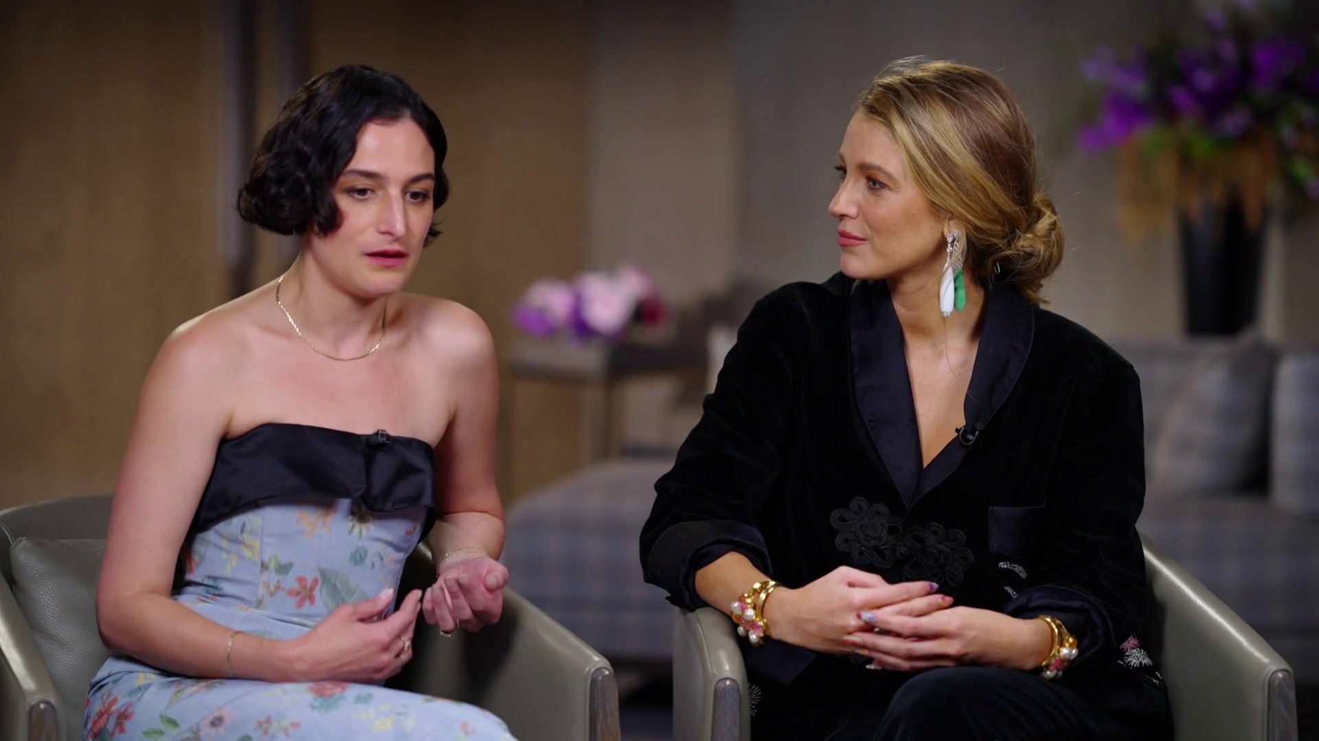 Blake Lively, Jenny Slate talk 'It Ends with Us' film adaptation