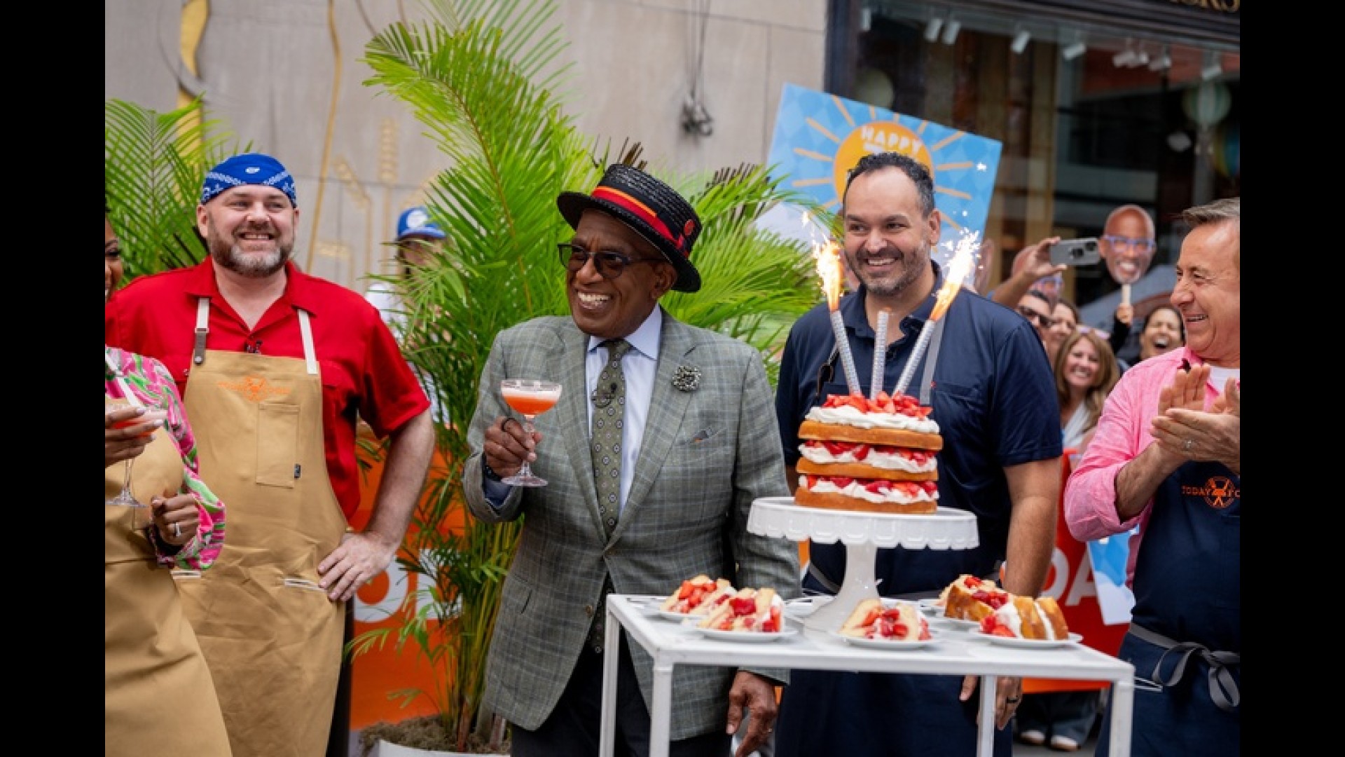 TODAY celebrates Al Roker's 70th birthday with cocktails and cake