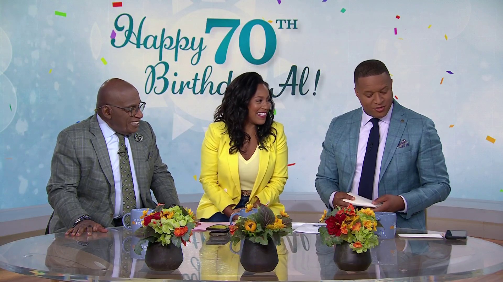 Sheinelle, Craig and Dylan celebrate Al's birthday — with poems!